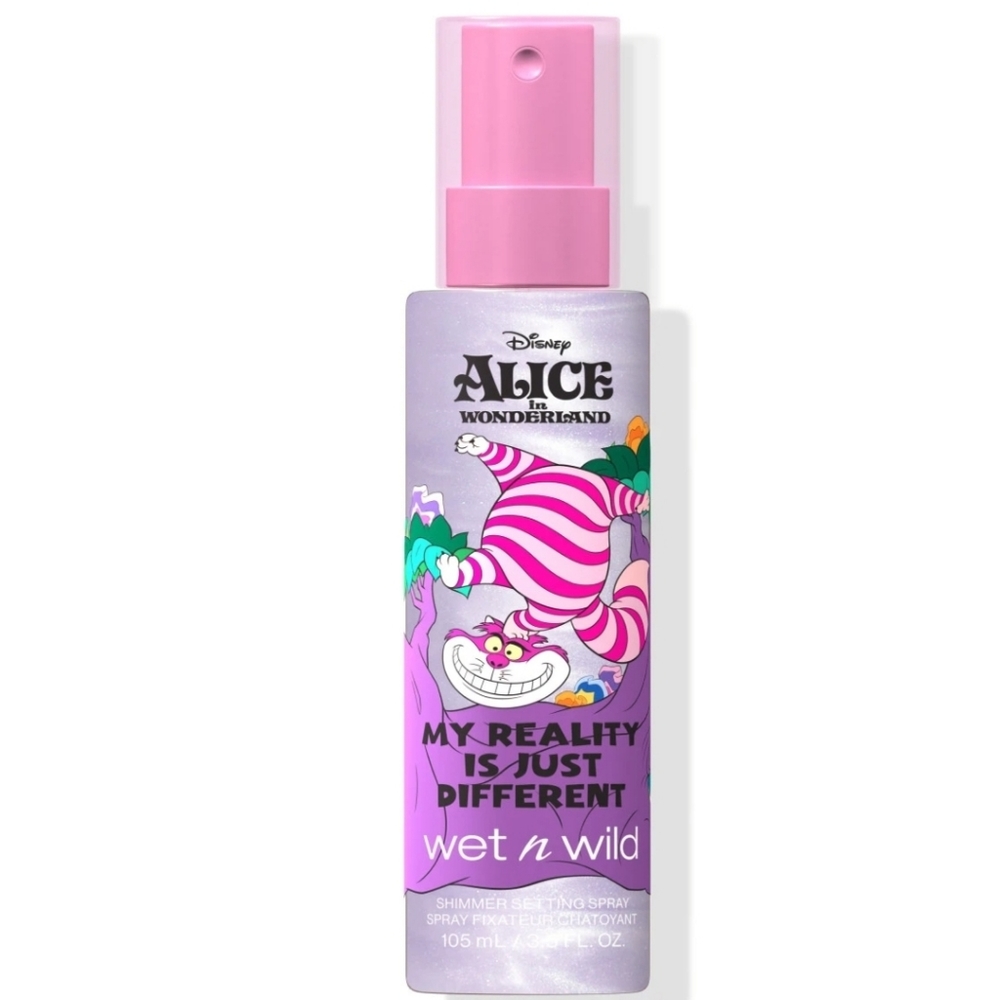 New wet n wild x Alice in wonderland shimmer setting spray